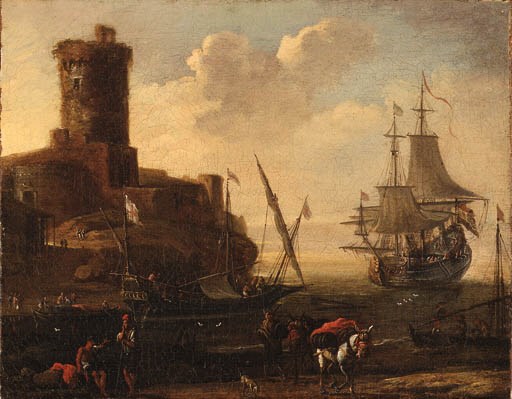 Attributed to Adriaen van der Cabel (1631-1705)