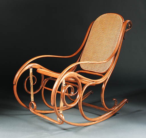 An early bentwood rocking chair, Model No. 1