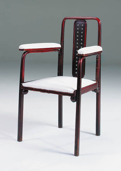 A rare bentwood armchair