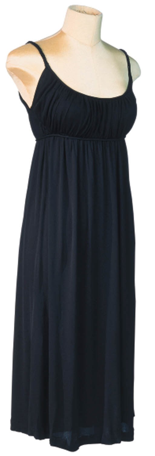 A BLACK SILK JERSEY COCKTAIL DRESS LET'S MAKE LOVE,  1960