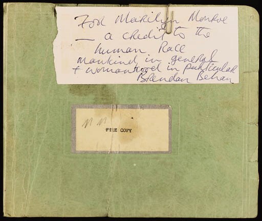 PROMPTBOOK FOR  THE MISFITS  1961