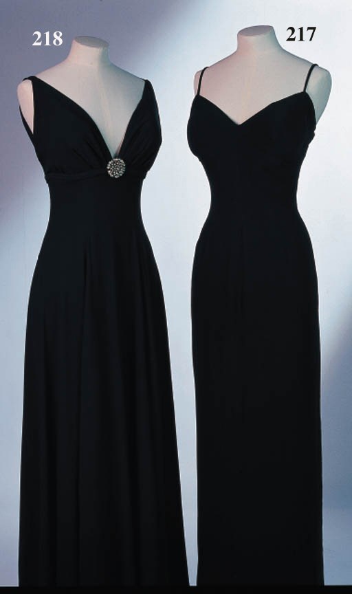 AN EVENING DRESS