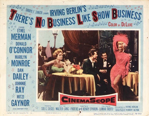 THERE'S NO BUSINESS LIKE SHOW BUSINESS, 1954