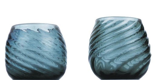 A GROUP OF MEXICAN GLASS TABLEWARE