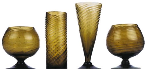 A GROUP OF MEXICAN GLASS