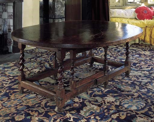 JOHN EVELYN'S MAHOGANY TABLE