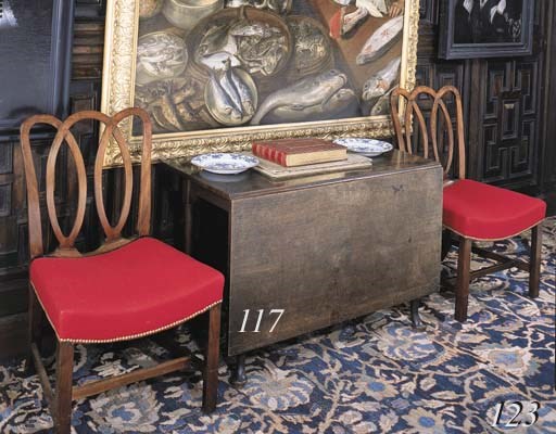 A George II mahogany single drop-leaf dining-table