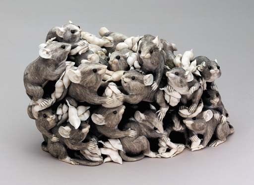 An Ivory Rat Group**