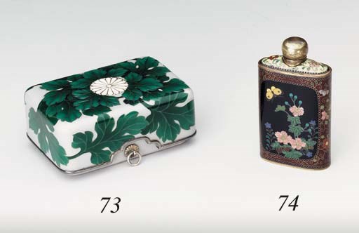 A Small Cloisonné Enamel Box