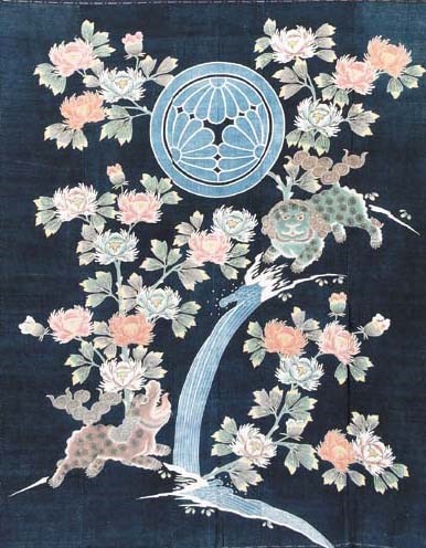 A Cotton Bedding Cover (Futonji)