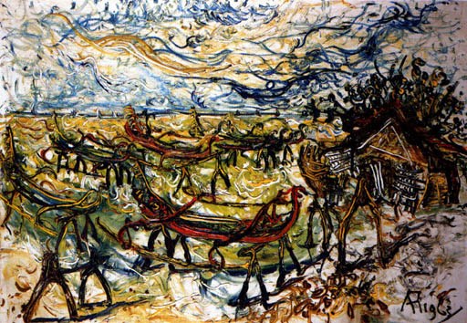 AFFANDI (Indonesia 1907-1990)