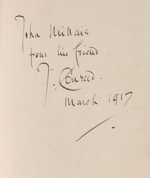 CONRAD, Joseph. The Shadow-Line. A Confession. London: Dent, [1917]. 8o original decorated light green cloth (spine a trifle soiled).
