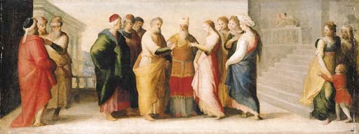 Circle of Domenico Beccafumi (Cortine in Valdibiana Montaperti 1484-1551 Siena)