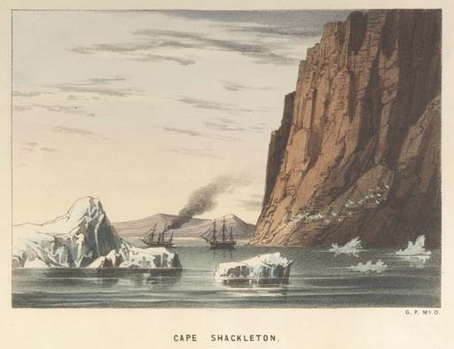 [FRANKLIN, Sir John]. OSBORN, Sherard and George F. McDOUGALL (editors). Facsimile of the Illustrated Arctic News, Published on Board H.M.S. Resolute:  Captn. Horatio T. Austin, C.B. in Search of the Expedition under Sir John Franklin. London: Ackermann & Co., 15th March 1852.