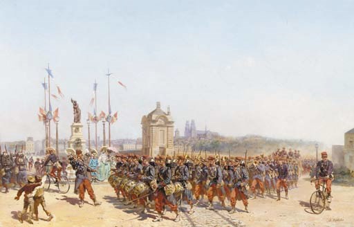 Charles Dominique Oscar Lahalle (French, d.1909)