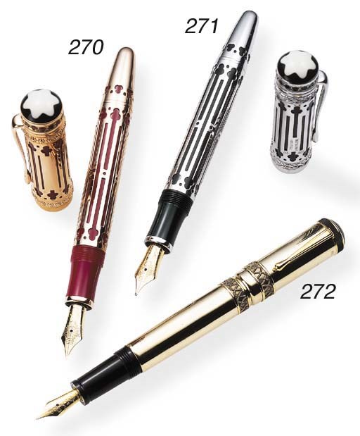 A "CATHERINE THE GREAT" FOUNTAIN PEN, BY MONTBLANC
