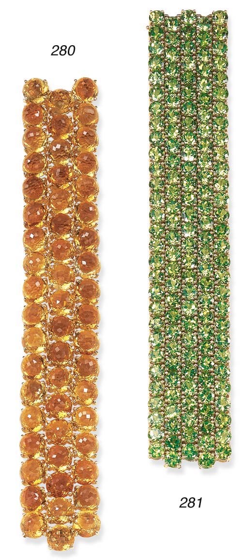 A CITRINE BRACELET, BY PAOLO COSTAGLI