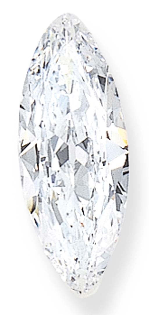AN ELEGANT UNMOUNTED MARQUISE-CUT DIAMOND