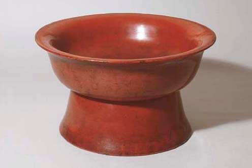 A Negoro Footed Bowl