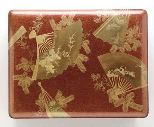 A Lacquer Document Box (Bunko)
