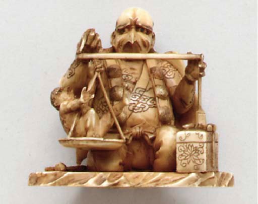 Three Ivory Netsuke**