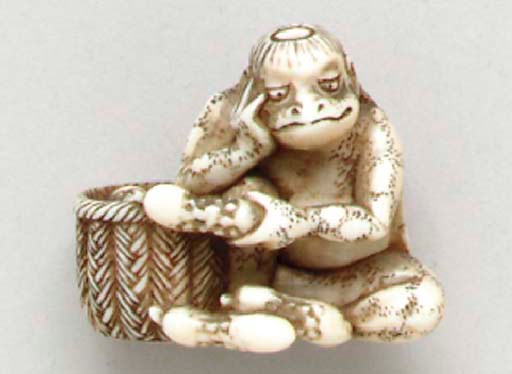 Two Ivory Netsuke**