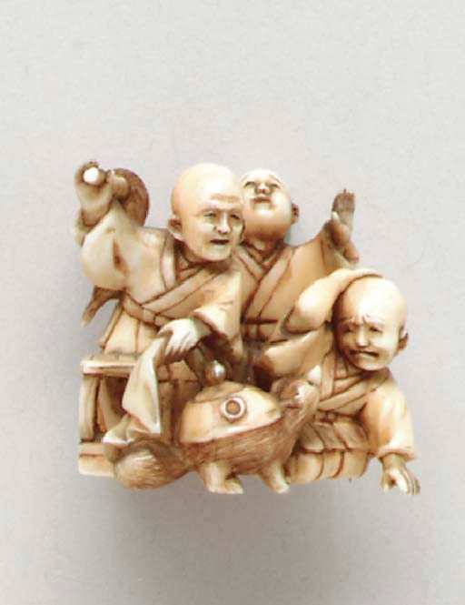 Two Ivory Netsuke**
