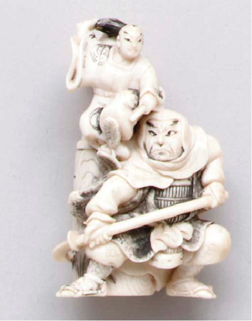 Two Ivory Netsuke**