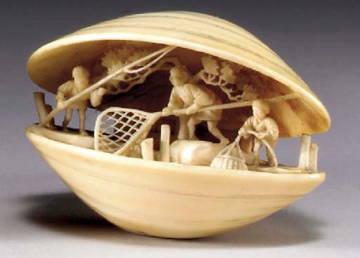 Three Ivory Netsuke**