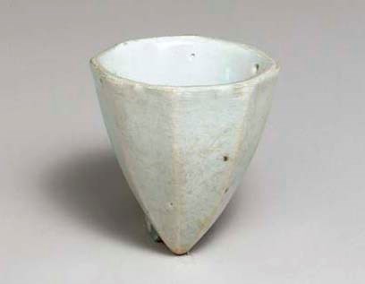 A White Porcelain Hanging Oil Lamp