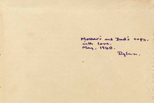 THOMAS, Dylan The World I Breathe. Norfolk, CT: New Directions, 1939.