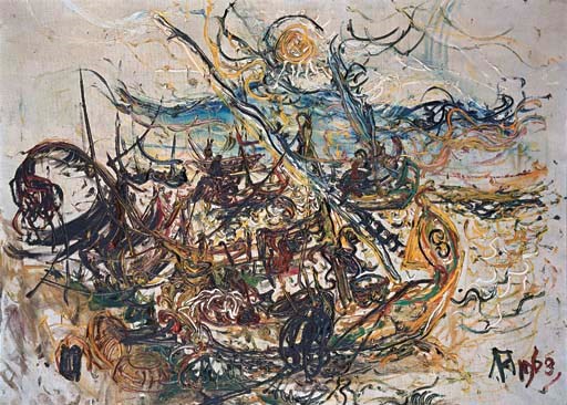 AFFANDI (Indonesia 1907-1990)