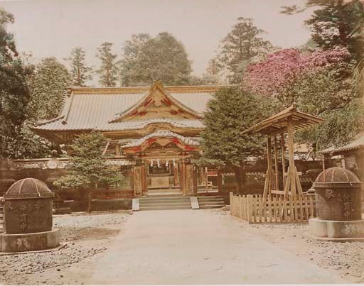 A Japanese black lacquer covered photograph album, Meiji period