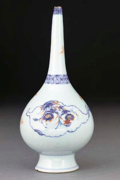 A Chinese Imari water sprinkler, Kangxi