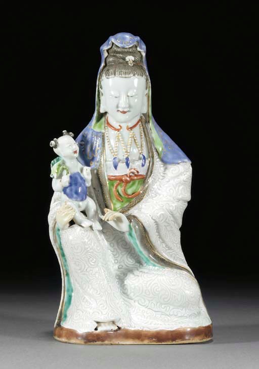 A Chinese model of Guanyin, 18th century