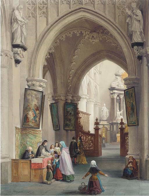 Louis Haghe, P.R.I. (1806-1885)