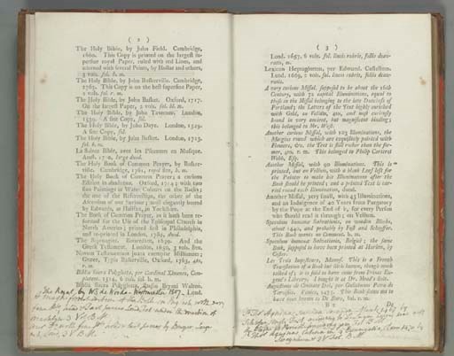 WILLETT, Ralph (1719-1795) -- Catalogue of the Books in the Library of Ralph Willett, Esq., at Merly in the County of Dorset. London: [privately printed by John Nichols?], 1790.