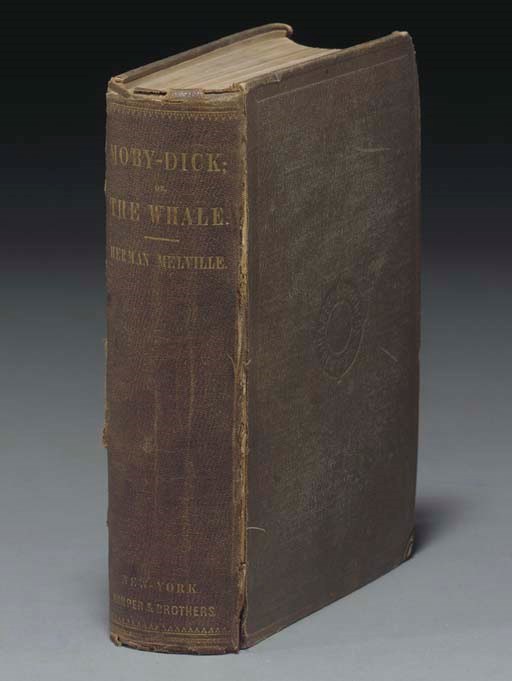 MELVILLE, Herman. Moby-Dick; or, the Whale. New York: Harper & Brothers, 1851.
