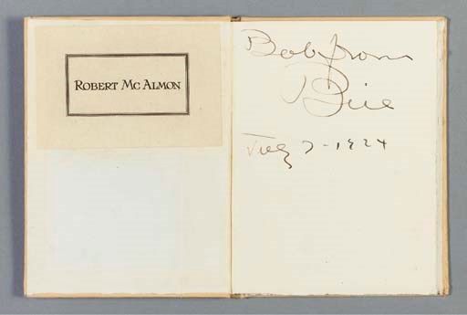 WILLIAMS, William Carlos (1883-1963). The Tempers. London: Elkin Mathews, 1913.