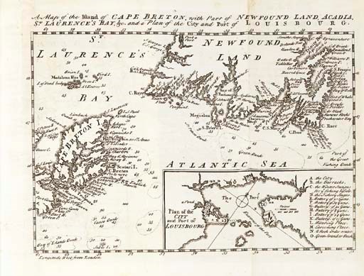 [CAPE BRETON]. The Great Importance of Cape Breton, Demonstrated and Exemplified, By Extracts from the best Writers, French and English, who have treated of that Colony. London: Printed for John Brindley, 1746.