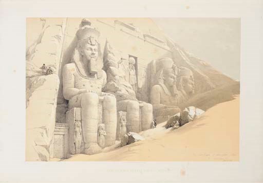 ROBERTS, David (1796-1864). The Holy Land, Syria, Idumea, Arabia, Egypt & Nubia... with historical descriptions by the Revd. George Croly, with Egypt and Nubia from drawings made on the spot...with historical descriptions by William Brockedon. London: F. G. Moon, 1842-1849.