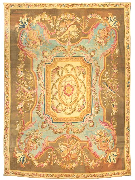 A LOUIS XVI AUBUSSON CARPET