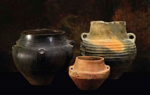 TROIS POTS EN TERRE CUITE