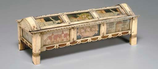 Domino Bone Box, c. 1802-1815.