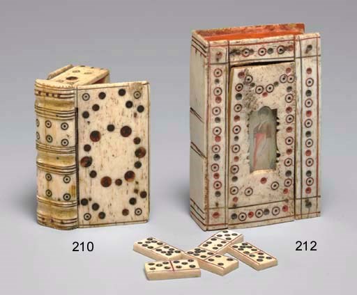Domino Bone Box, c. 1802-1815.