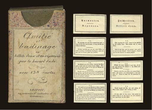 Freundschaft und Scherz. Germany, 19th century.
