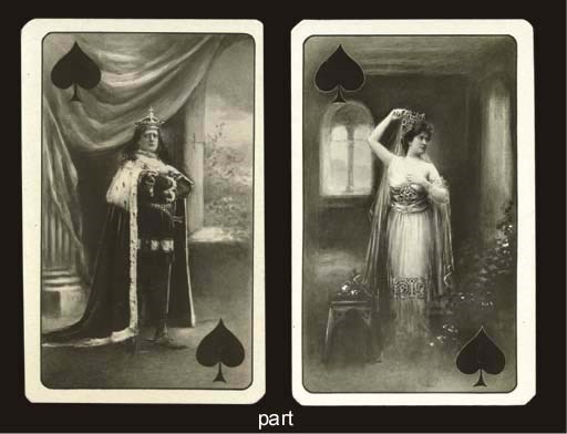 Berlin Theatre Photographic Playing Cards. Germany, circa, 1900.