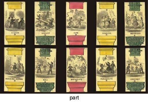 Architectural Dominoes or Sports and Pastimes. England (?), circa 1880s.