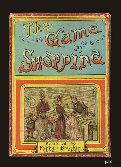A COLLECTION OF EARLY PARKER BROTHERS GAMES: THE GAME OF OLD MAID. NICKEL EDITION, CIRCA 1900S. 19 CARDS AND INSTRUCTIONS. -- THE GAME OF GOOD OLD MAID. CIRCA 1900S. 27 CARDS. -- BILL BUMPS VISIT TO BOSTON, A READING GAME. CIRCA 1888. 82 CARDS, INSTRUCTIONS, AND PARTIAL STORY SHEET. -- THE GAME OF SPECULATION. 1893. 43 CARDS AND INSTRUCTIONS. -- THE COMICAL GAME OF WHO?. 1899. 60 CARDS AND INSTRUCTIONS. -- THE GAME OF SNAP. CIRCA 1880S. 26 CARDS AND INSTRUCTIONS. -- THE GAME OF PETER CODDLE'S TRIP TO NEW YORK. CIRCA 1890. 80 CARDS AND INSTRUCTIONS. -- THE GAME OF SHOPPING.  1891. 16 CARDS, 36 PIECES OF MONEY, AND INSTRUCTIONS. -- THE GOOD OLD GAME OF PROVERBS. 1892. 96 CARDS AND INSTRUCTIONS. -- SLAP JACK, A MERRY GAME. 36 CARDS AND INSTRUCTIONS. -- THE GAME OF SNAP. CIRCA 1890S. 20 CARDS AND INSTRUCTIONS. -- YOU PEOPLE'S GEOGRAPHICAL GAME. 1892. 35 CARDS AND INSTRUCTIONS. -- CONUNDRUMS, AN AFTER DINNER GAME. 71 CARDS AND INSTRUCTIONS.  TOGETHER 13 GAMES, CONDITION VARIES.  SOLD NOT SUBJECT TO RETURN. 	 (13)