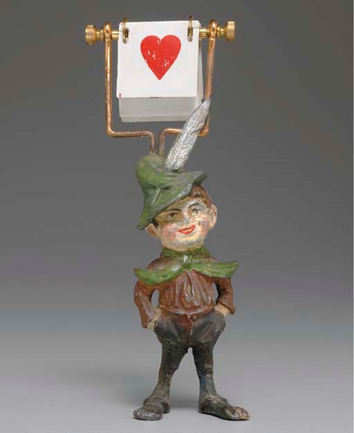 PAINTED LEAD LEPRECHAUN TRUMP INDICATOR.